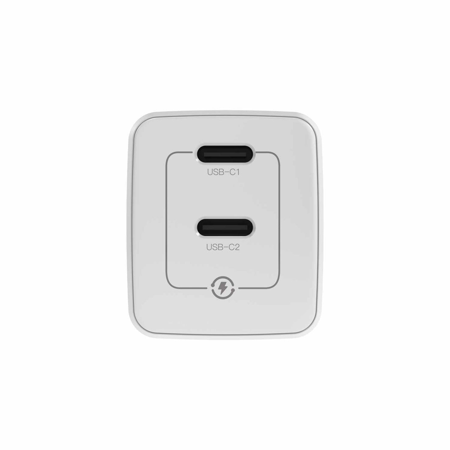 Wall Charger Dual USB-C 35W White