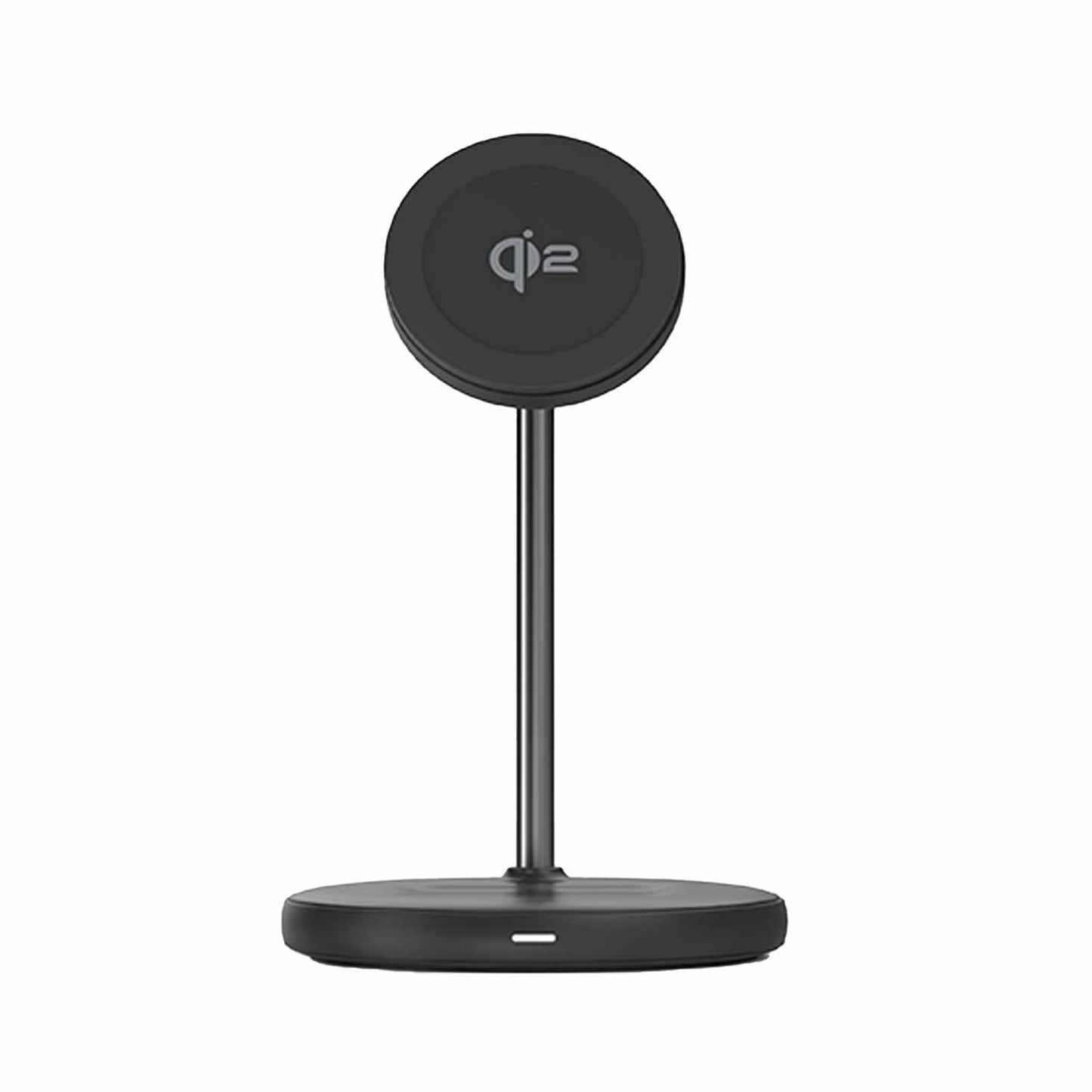 Qi2 2-in-1 Wireless Charging Stand 15W MagSafe-Compatible Black