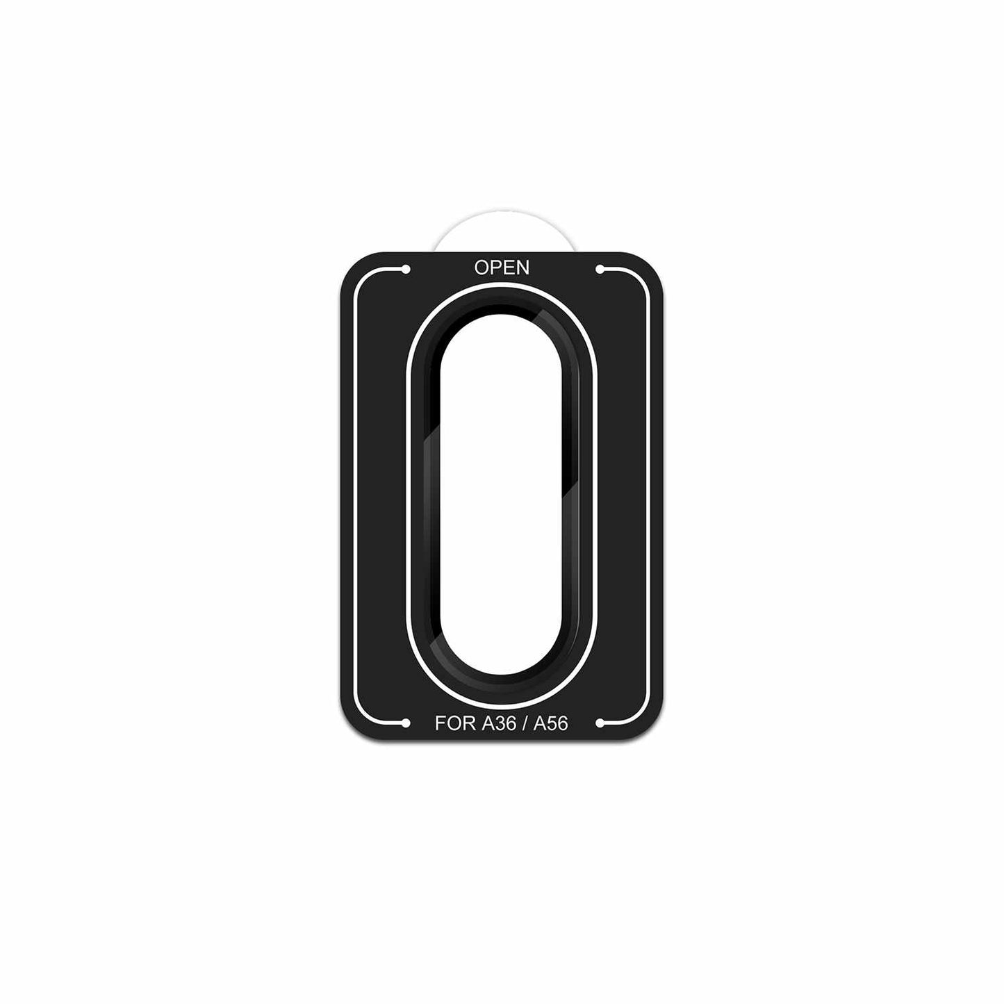 Full Cover Aluminum Lens Protector Black for Samsung Galaxy A36 5G