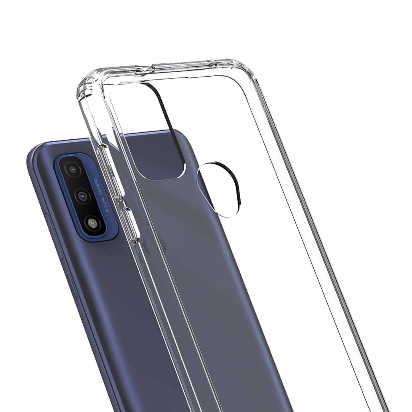 DropZone Rugged Case Clear for Moto G Play 2023/Moto G Pure 2021 Cases Blu Element 