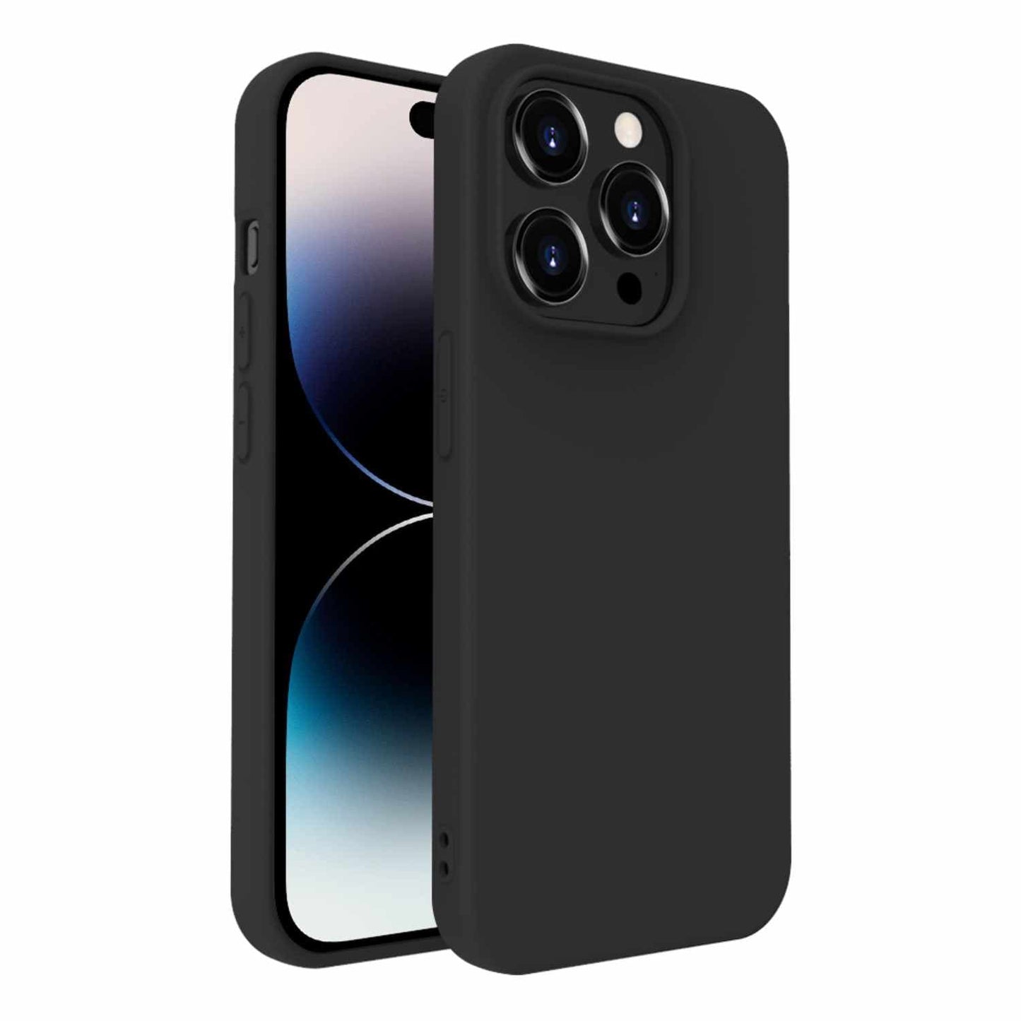 Gel Skin Case Black for iPhone 15 Pro