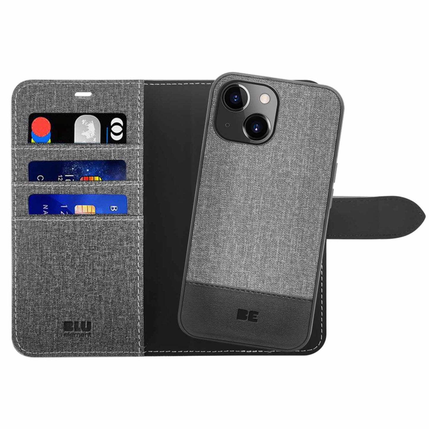 Folio 2 in 1 Case Gravity Grey for iPhone 15/14/13