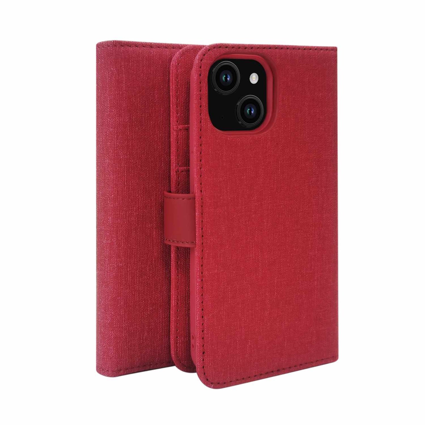 Folio 2 in 1 Case Dark Red for iPhone 16e/15/14/13