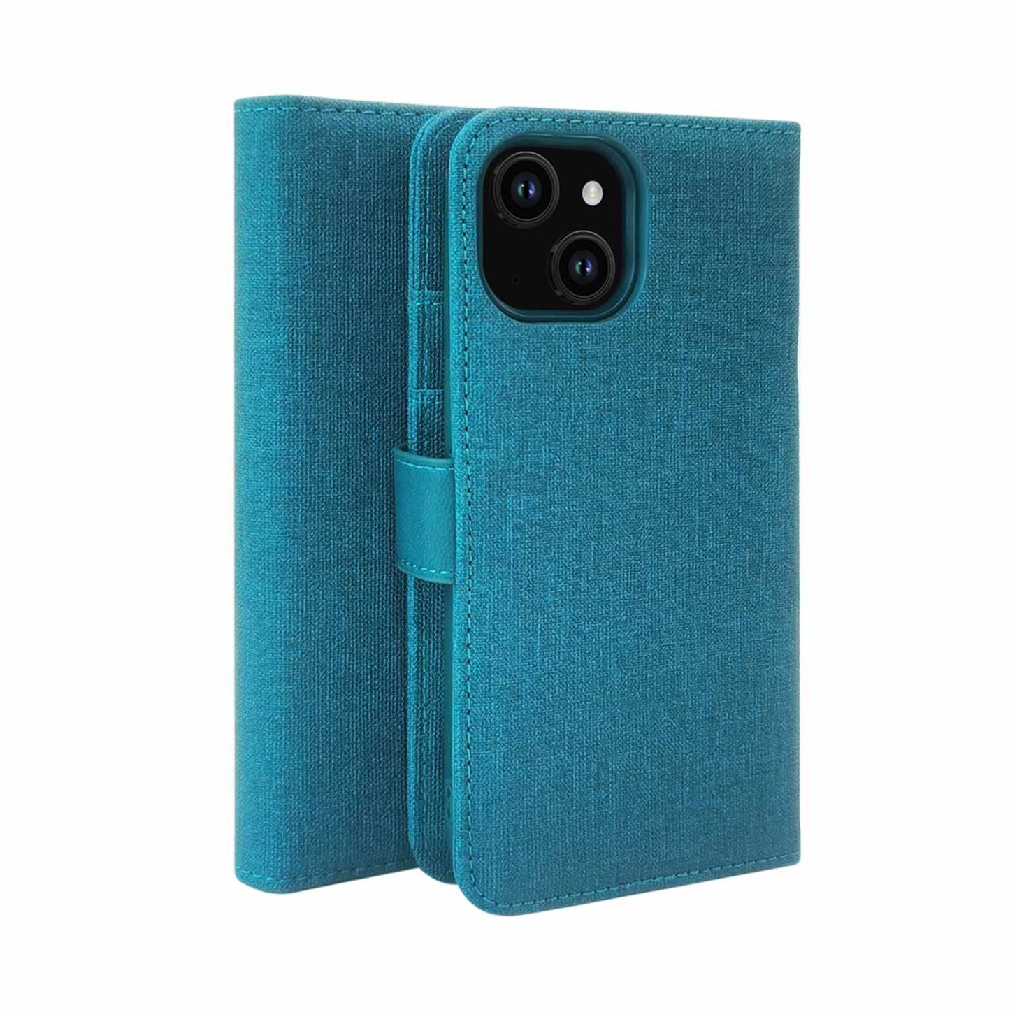 Folio 2 in 1 Case Teal Green for iPhone 15/14/13