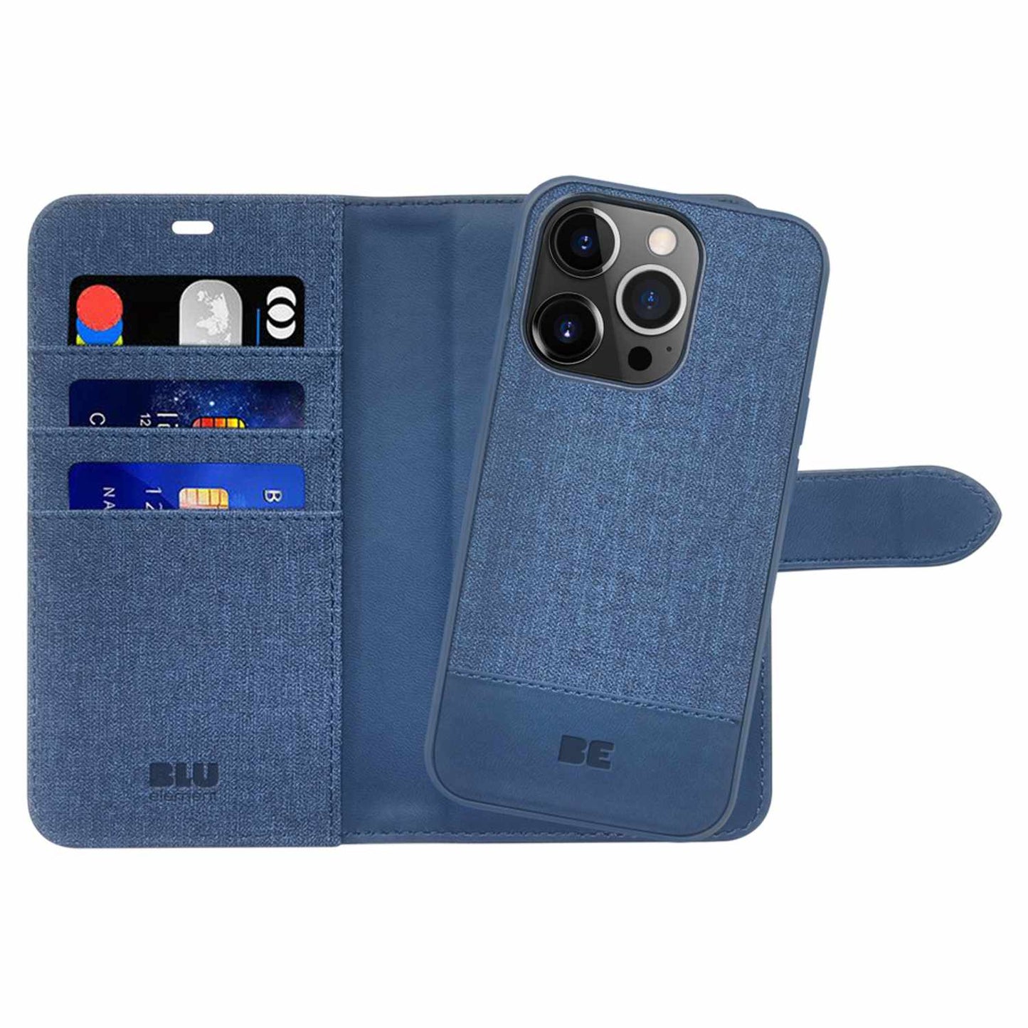 Folio 2 in 1 Case with MagSafe Lazuli Blue for iPhone 15 Pro Max