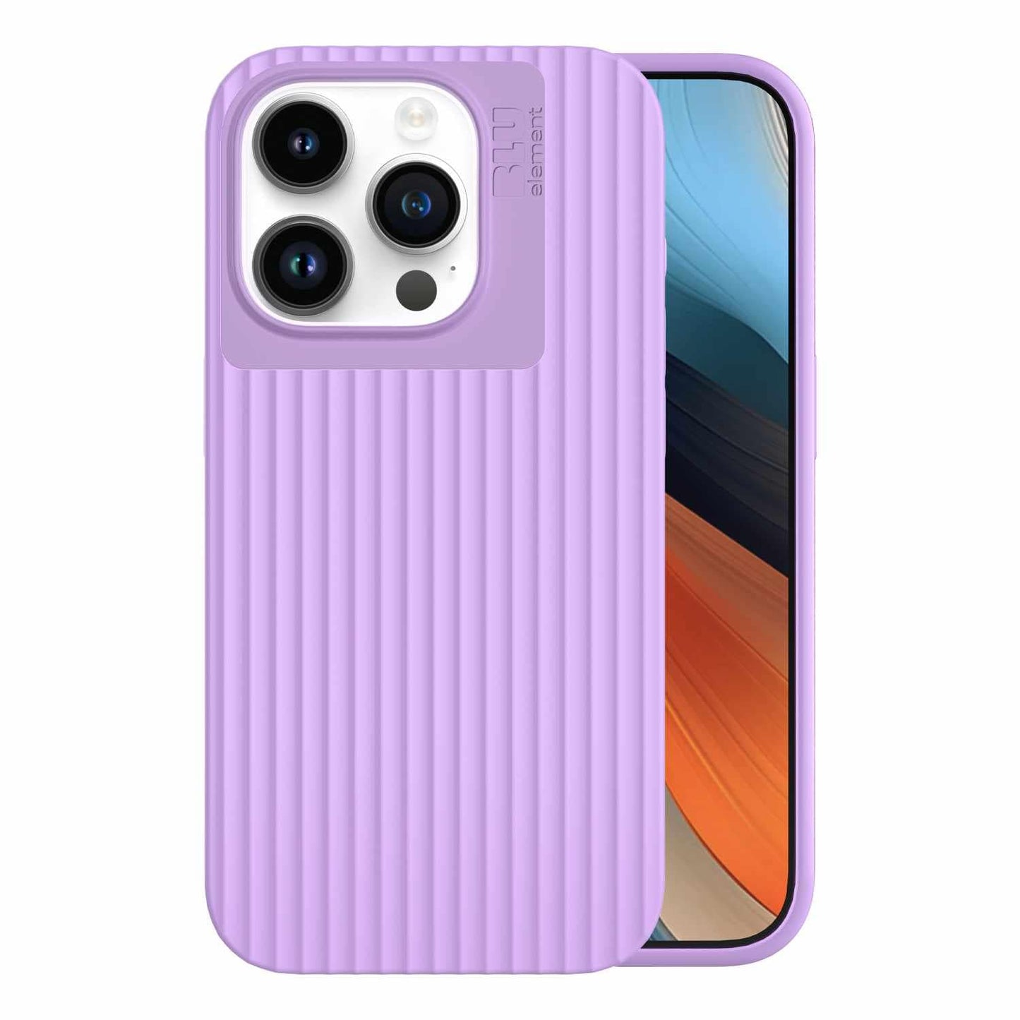 Premium Gel Skin Case Lavender for iPhone 15 Pro