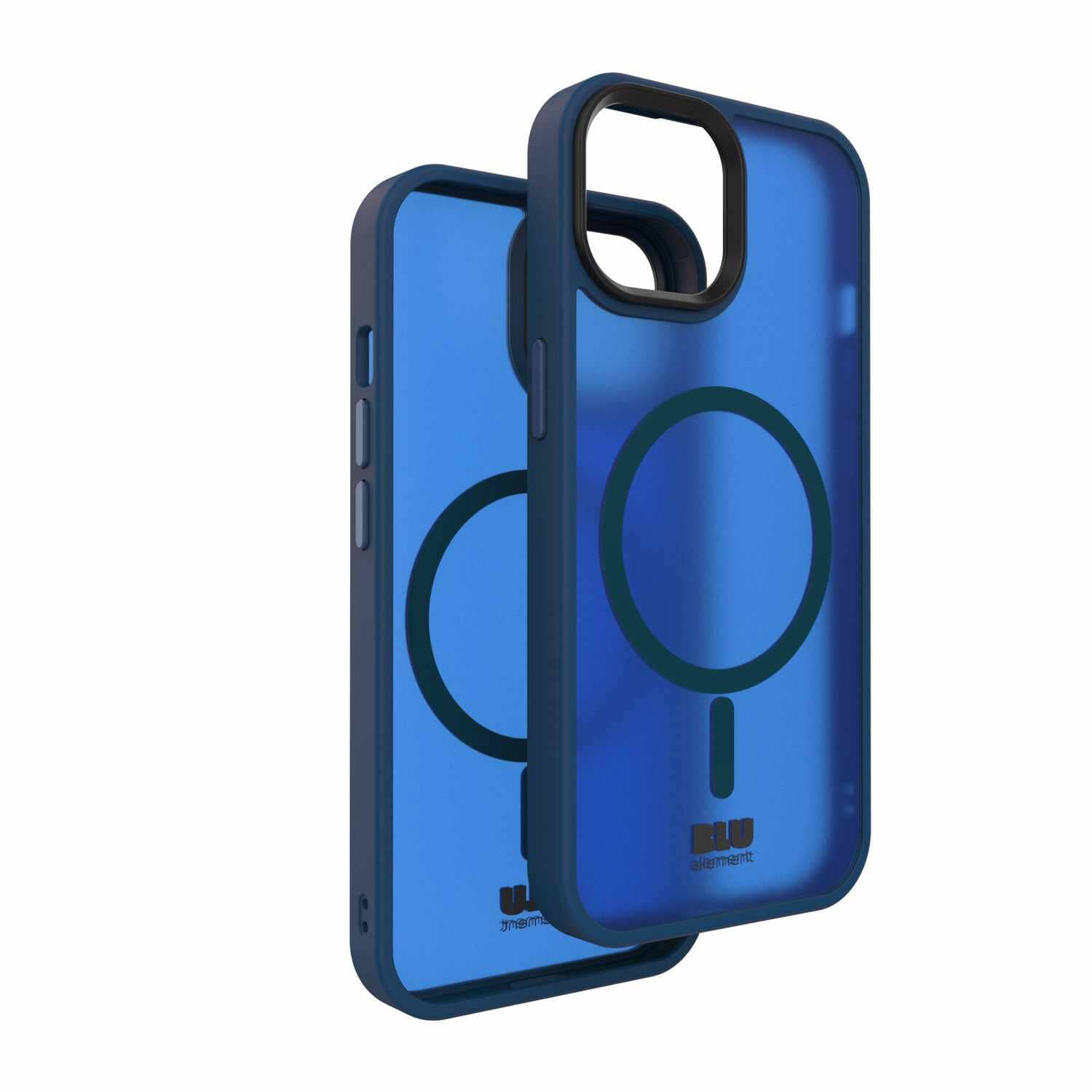 Chromatic Cloud with MagSafe Case Navy for iPhone 15 Plus/14 Plus Cases Blu Element 