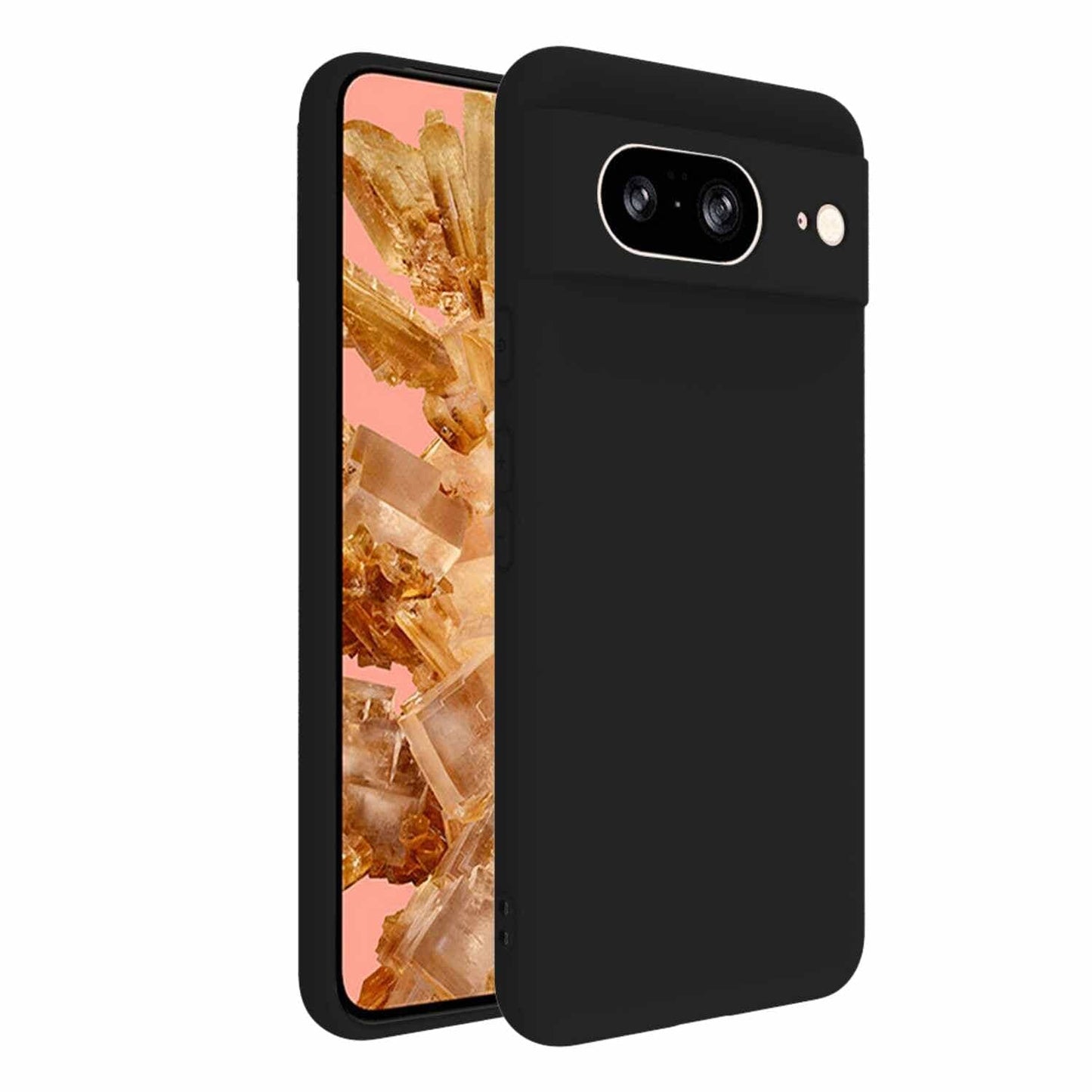 Gel Skin Case Black for Google Pixel 8 Cases Blu Element 