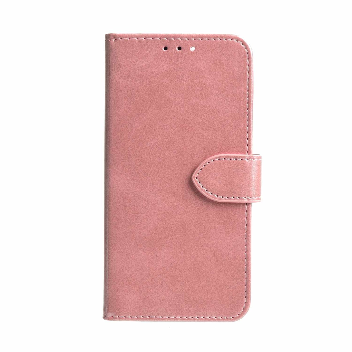 Faux Leather Folio Case w/TPU Gelskin Dusty Pink for iPhone 15/14/13