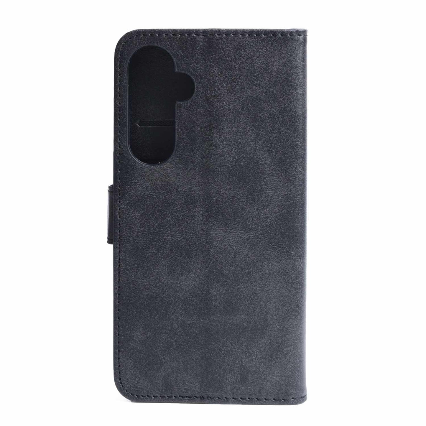 Faux Leather Folio Case w/TPU Gelskin Black for Samsung Galaxy S23 FE