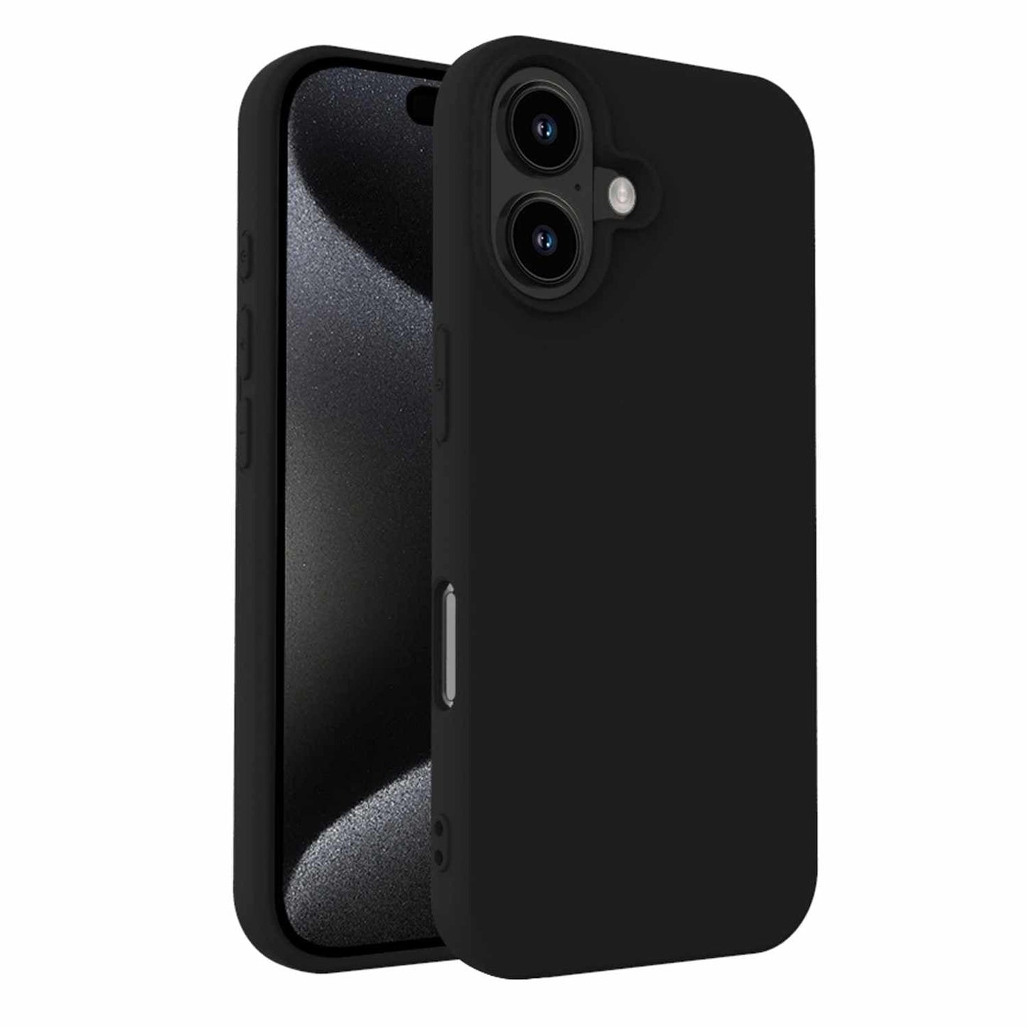 Gel Skin Case Black for iPhone 16