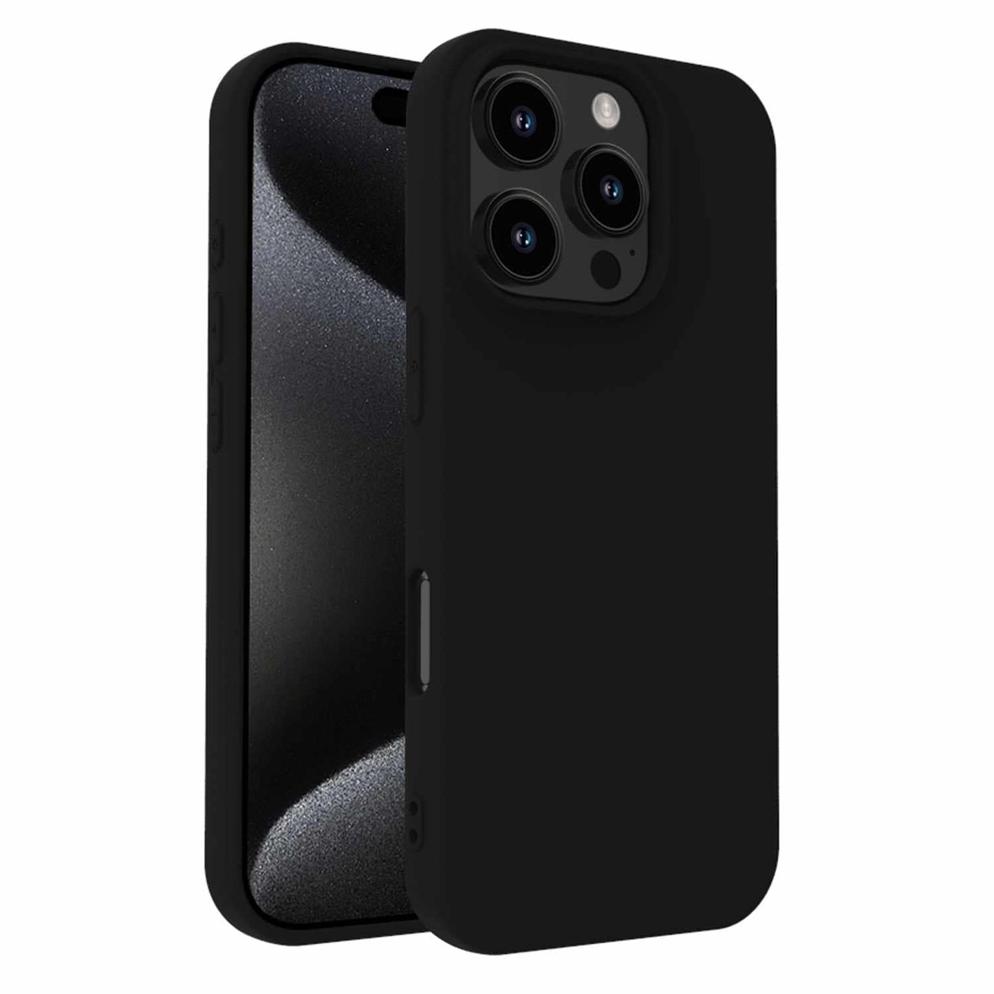 Gel Skin Case Black for iPhone 16 Pro