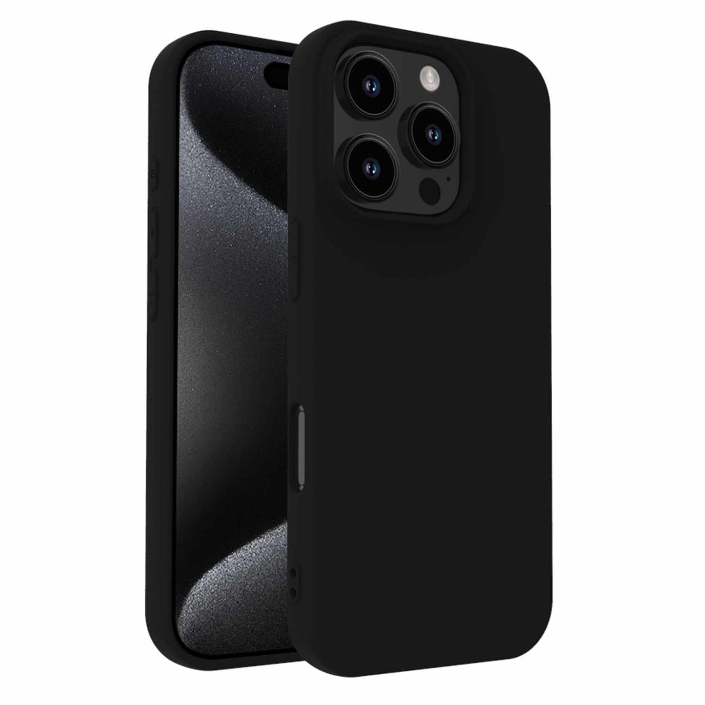 Gel Skin Case Black for iPhone 16 Pro Max