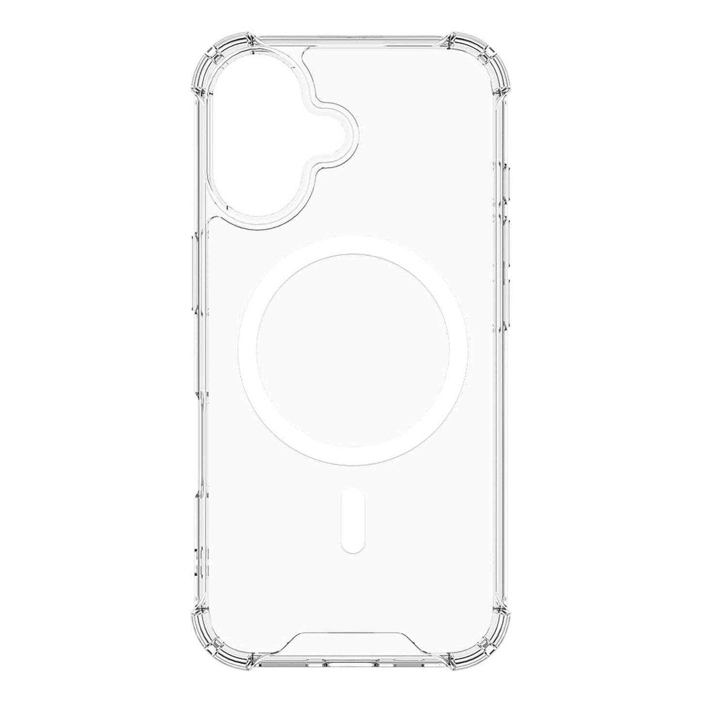 DropZone Rugged w/MagSafe Case Clear for iPhone 16