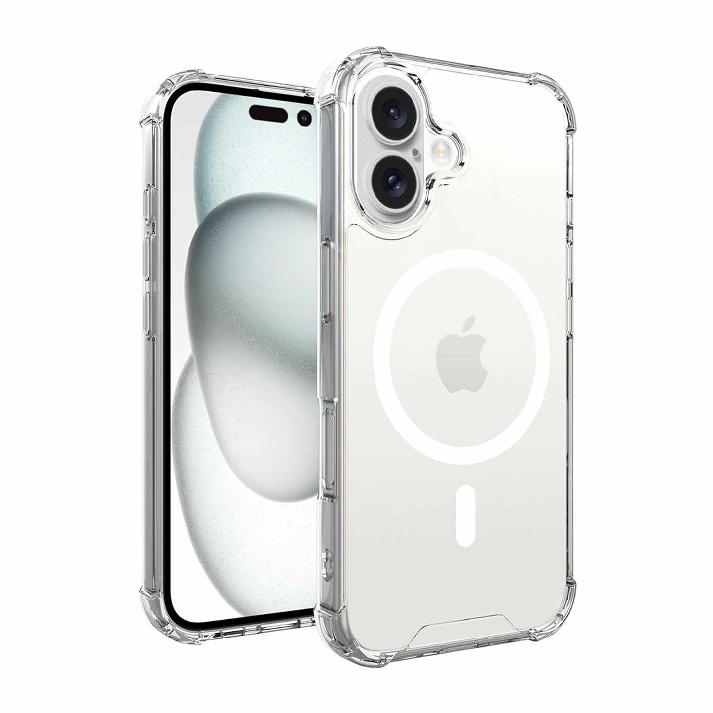 DropZone Rugged w/MagSafe Case Clear for iPhone 16