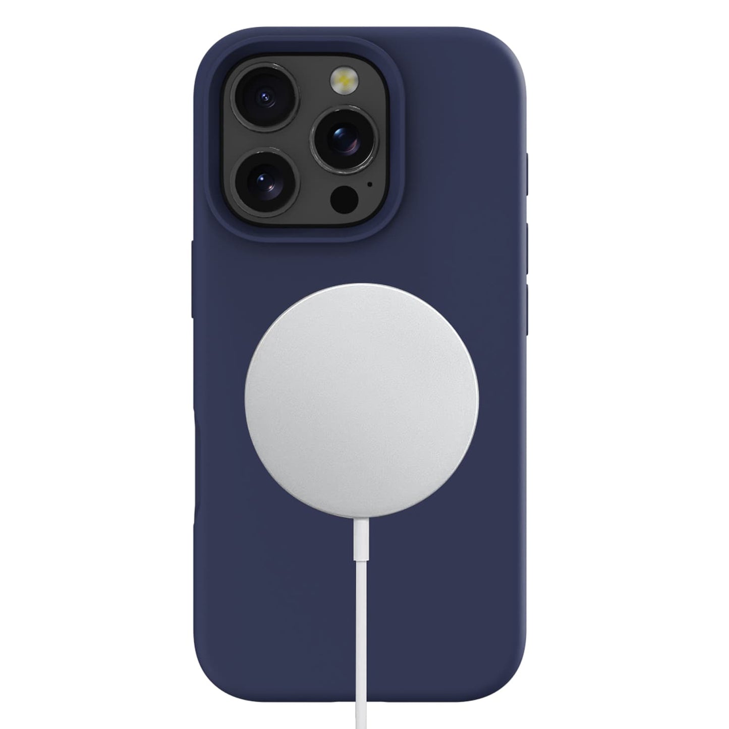 Silicone w/MagSafe Case Navy for iPhone 16 Pro