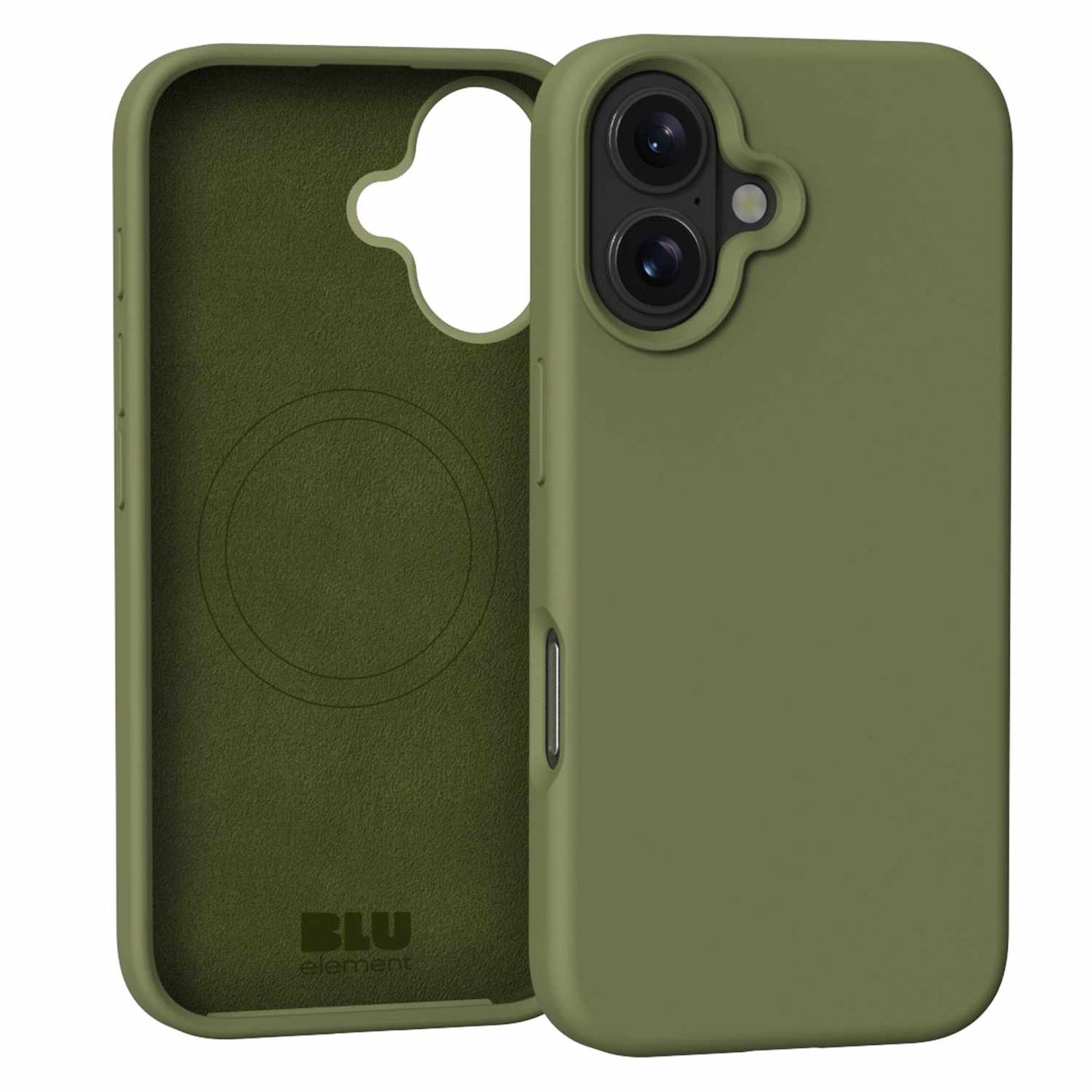 Silicone w/MagSafe Case Olive for iPhone 16