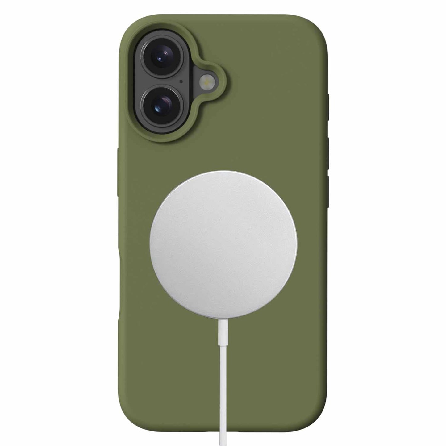 Silicone w/MagSafe Case Olive for iPhone 16