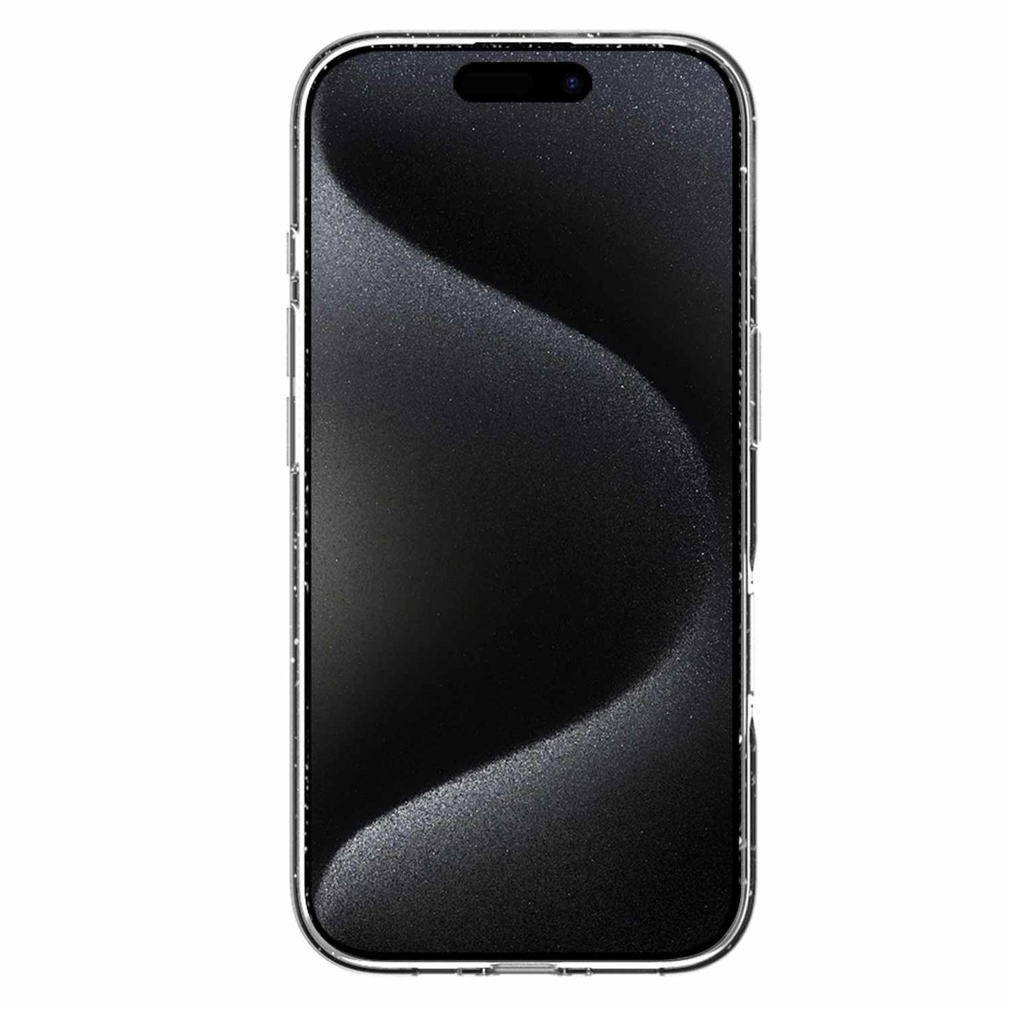 Gel Skin Case Clear Glitter for iPhone 16 Pro Max