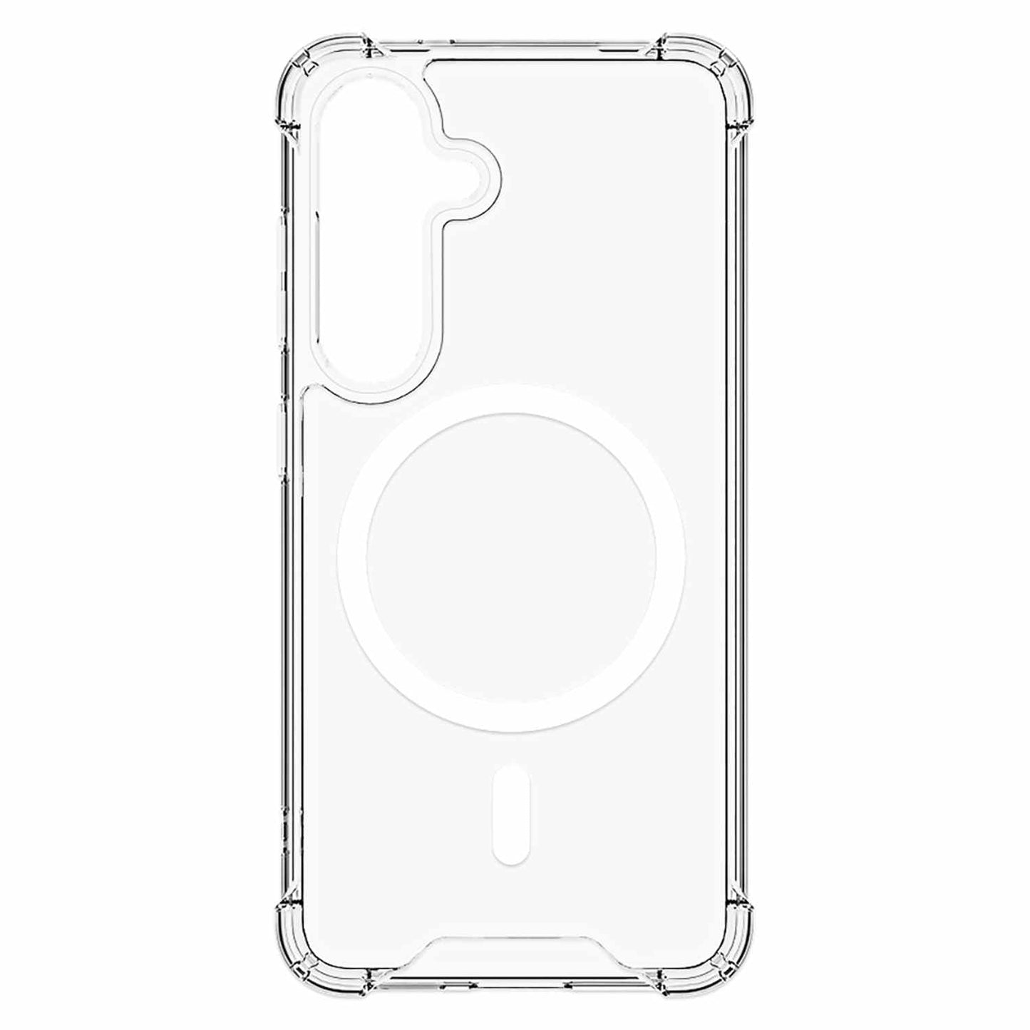 DropZone Rugged Compatible w/MagSafe Case Clear for Samsung Galaxy S25+