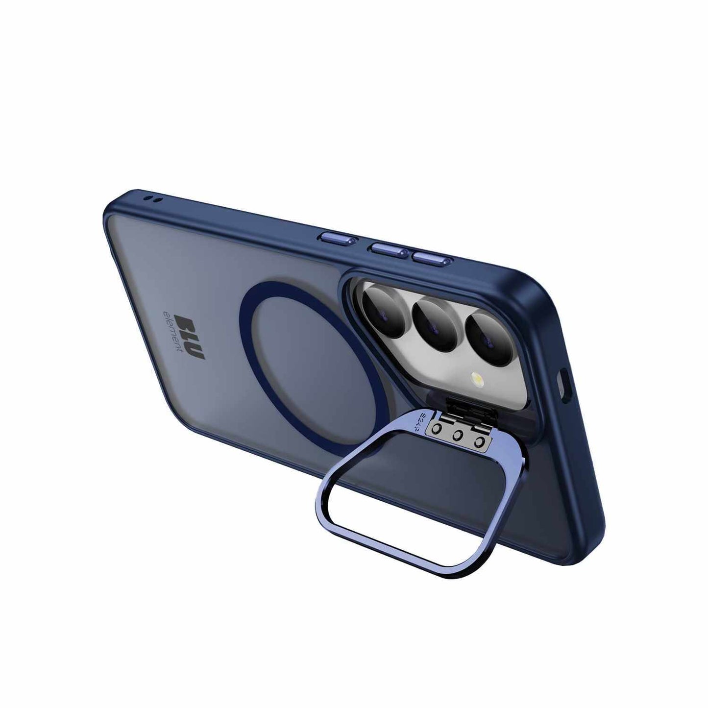 Chromatic Kick Compatible w/MagSafe Case Navy for Samsung Galaxy S25+