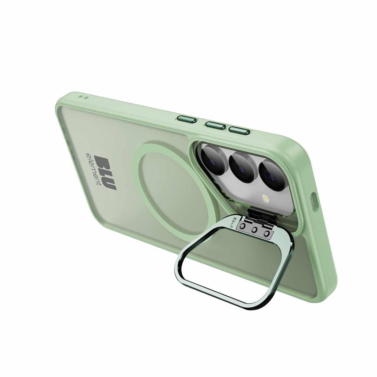 Chromatic Kick Compatible w/MagSafe Case Light Green for Samsung Galaxy S25