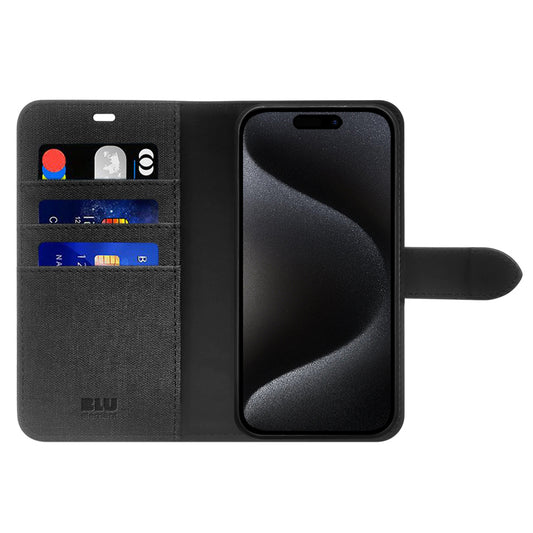 Folio 2 in 1 Case Black for iPhone 16 Plus