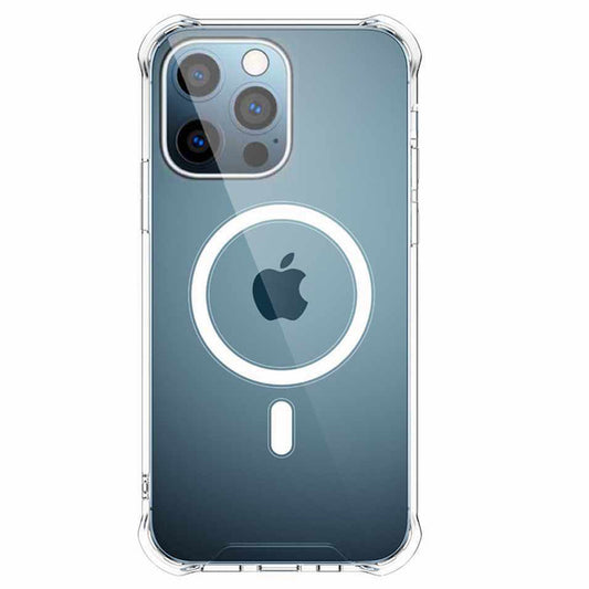 DropZone Rugged Case with MagSafe Clear for iPhone 14 Pro Max Cases Blu Element 