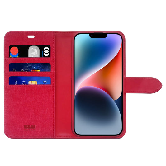 Folio 2 in 1 Case Dark Red for iPhone 16e/15/14/13