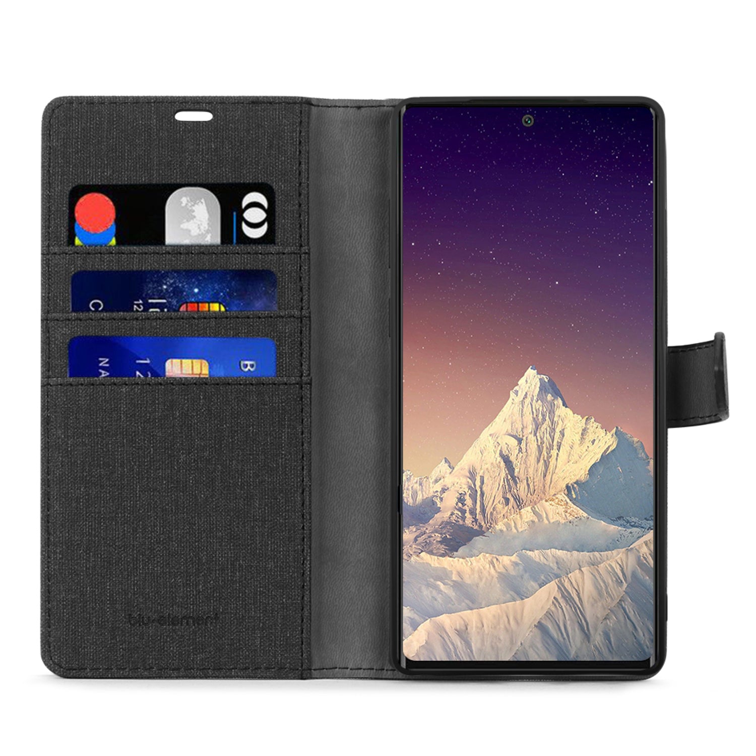 2 in 1 Folio Case Black/Black for Google Pixel 7 Cases Blu Element 