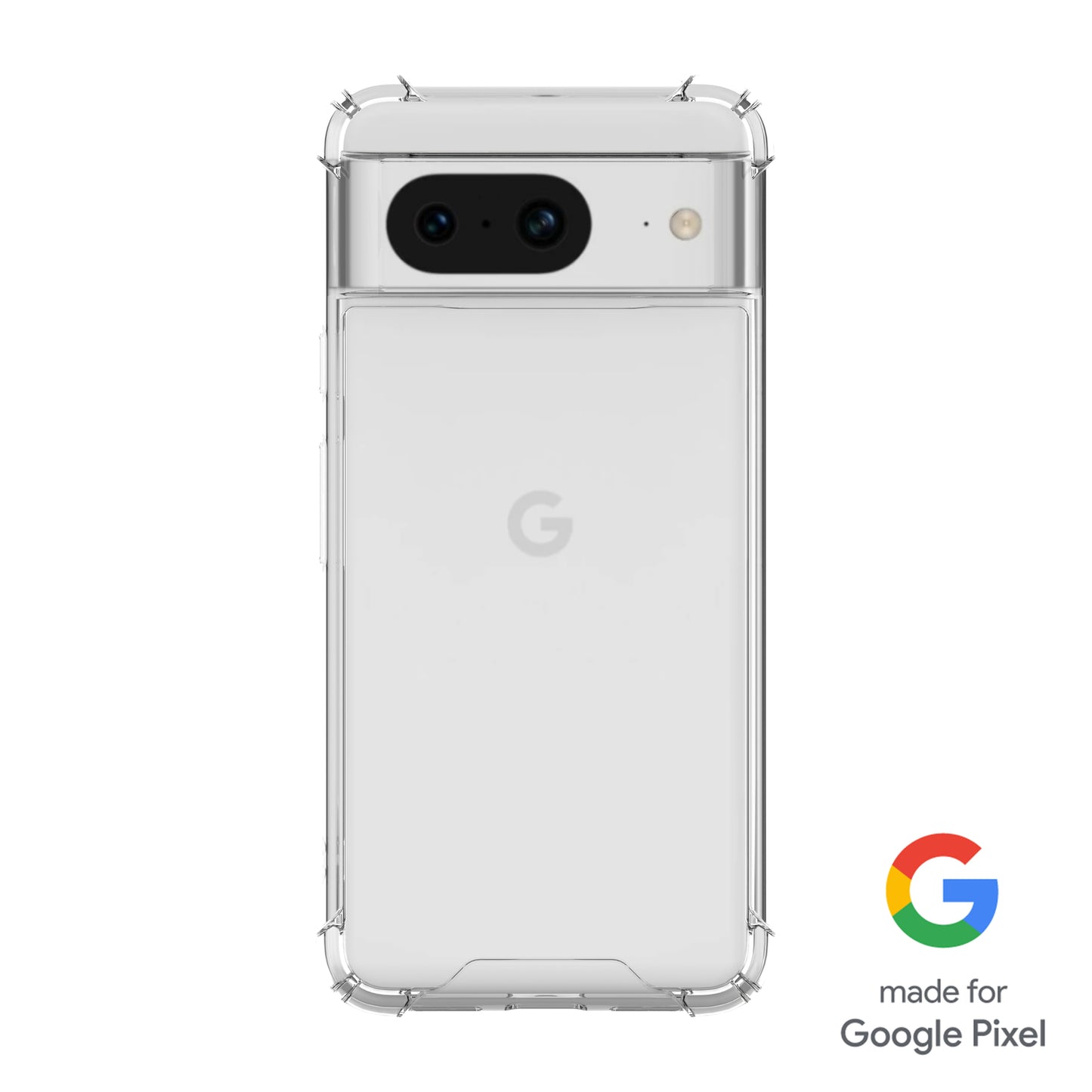 DropZone Rugged Case Clear for Google Pixel 8