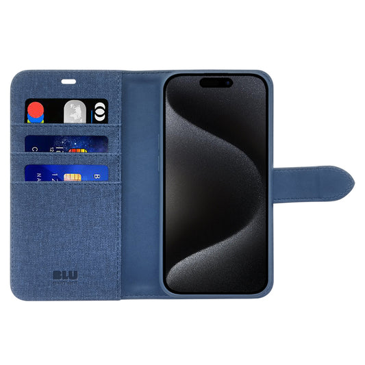 Folio 2 in 1 w/MagSafe Case Lazuli Blue for iPhone 16