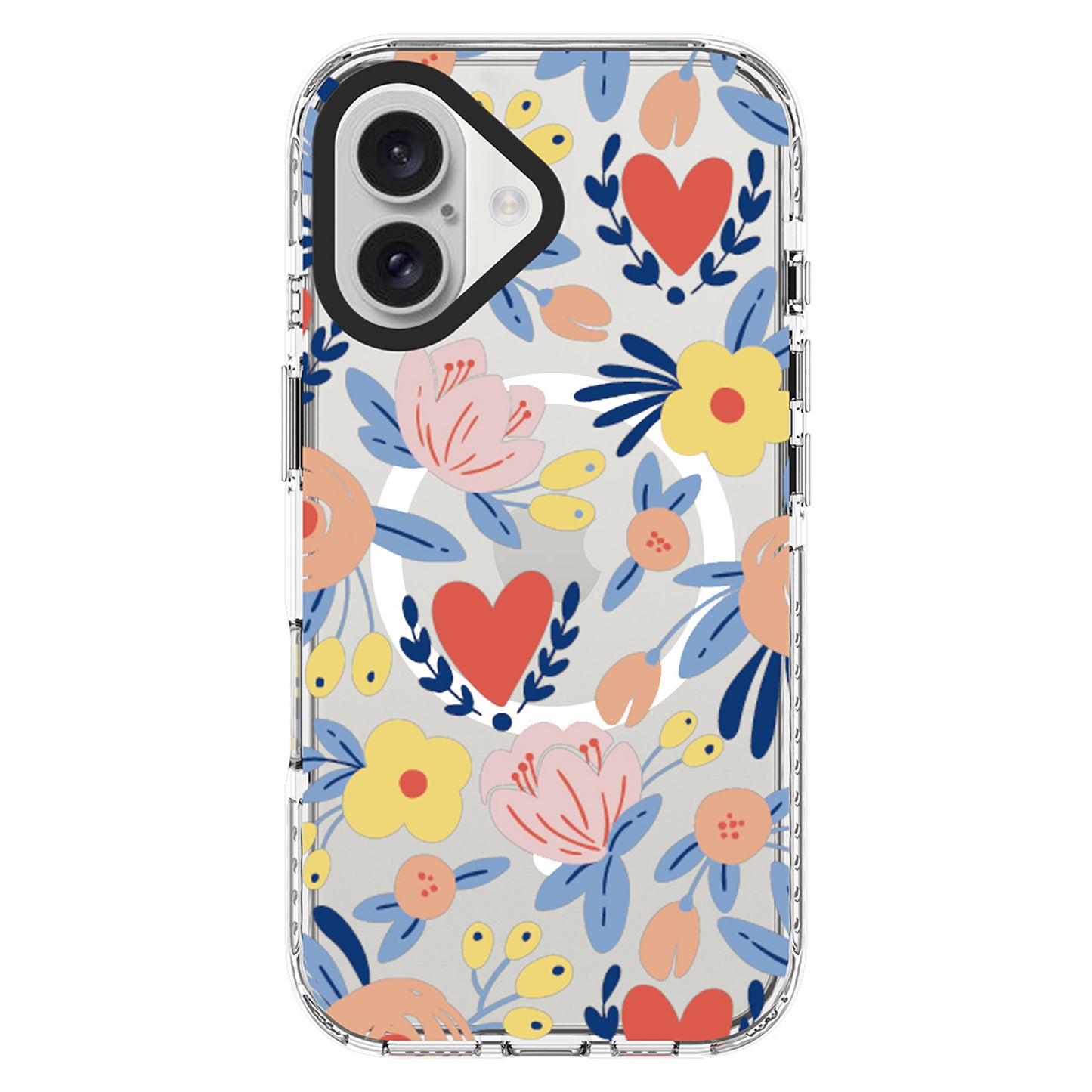 Chromatic Print MagSafe Case Bright Floral for iPhone 16